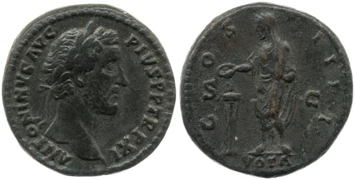 RIC III Antoninus Pius 852A, реверс, bm