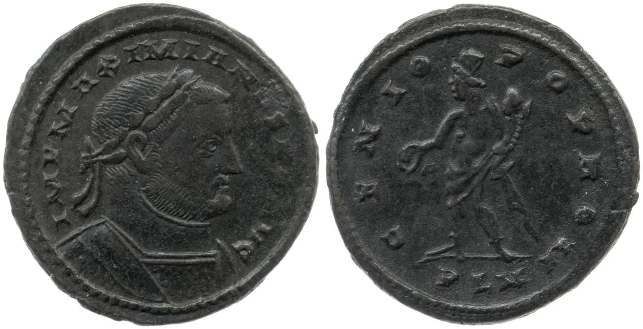 RIC VI Londinium 86, аверс, Британский музей