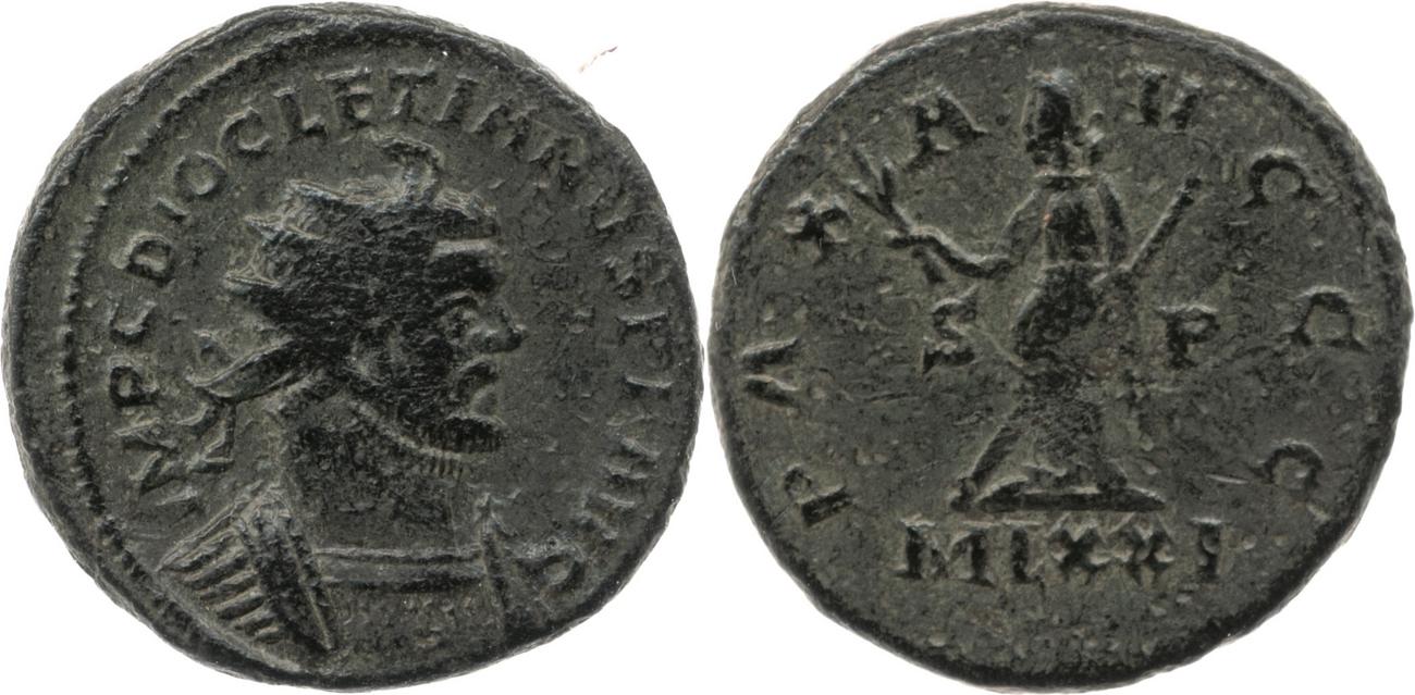 RIC V Carausius issuing for Diocletian/Maximian 9, аверс, bm