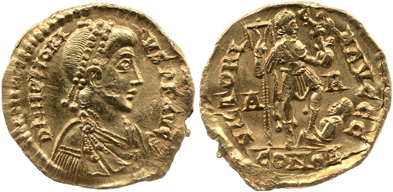 аверс RIC X Honorius 1362