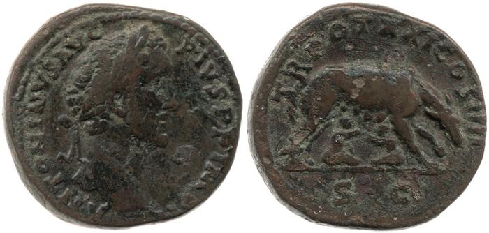 реверс RIC III Antoninus Pius 986