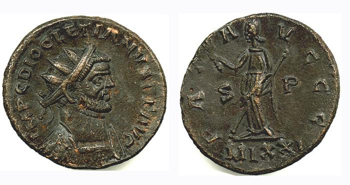 reverse RIC V Carausius issuing for Diocletian/Maximian 9