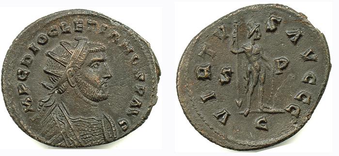 реверс RIC V Carausius issuing for Diocletian/Maximian 30