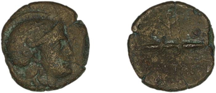 Amastris Waddington 1925 10-13, реверс, bm