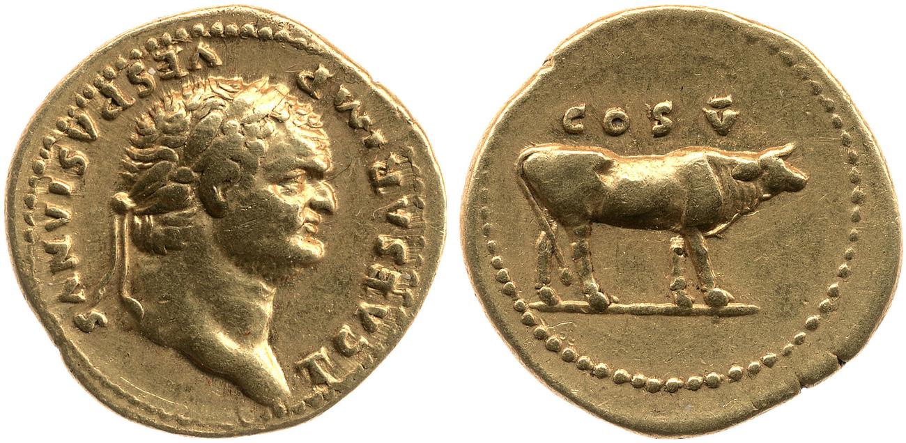 RIC II, Part 1 (second edition) Vespasian 868, аверс, bm