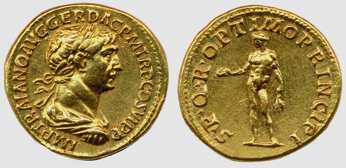RIC II Trajan 275, реверс, bm