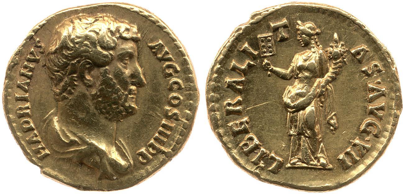 RIC II, Part 3 (second edition) Hadrian 2217, аверс, Британский музей