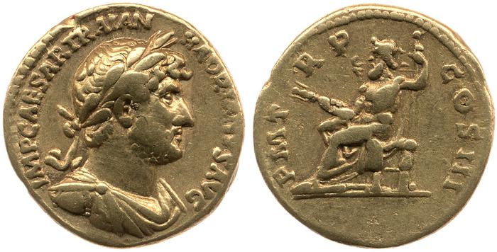 RIC II, Part 3 (second edition) Hadrian 513, реверс, bm
