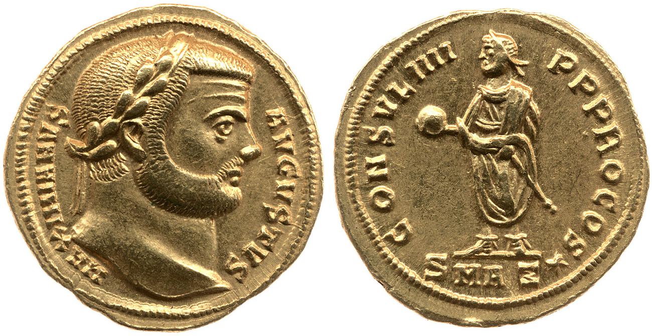 RIC V Diocletian 611, аверс, bm