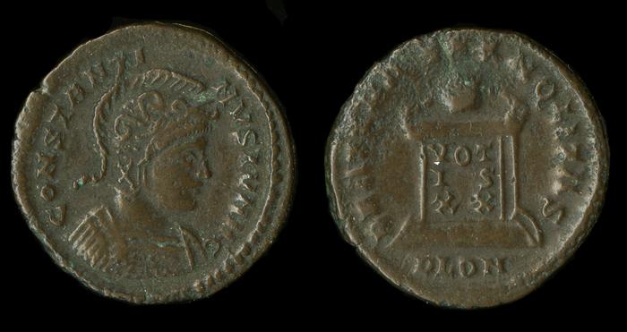 RIC VII Londinium 286, реверс, Британский музей