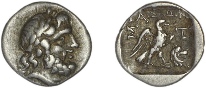 Stratoniceia Meadows 2002 Group 2 hemidrachm, реверс, bm