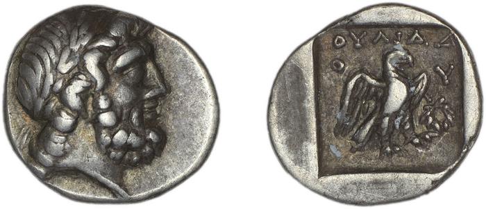 Stratoniceia Meadows 2002 Group 2 hemidrachm, реверс, bm