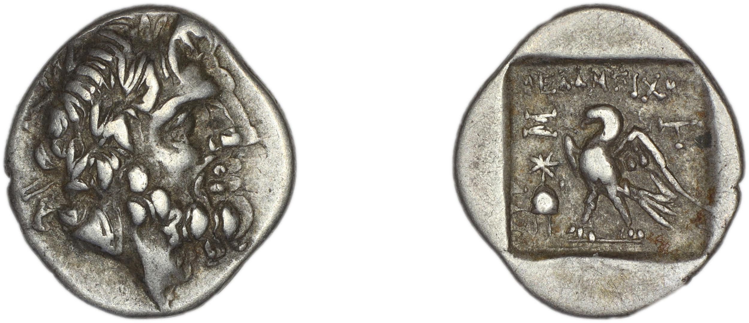 Stratoniceia Meadows 2002 Group 2 hemidrachm, аверс, bm