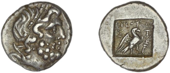 Stratoniceia Meadows 2002 Group 2 hemidrachm, реверс, bm