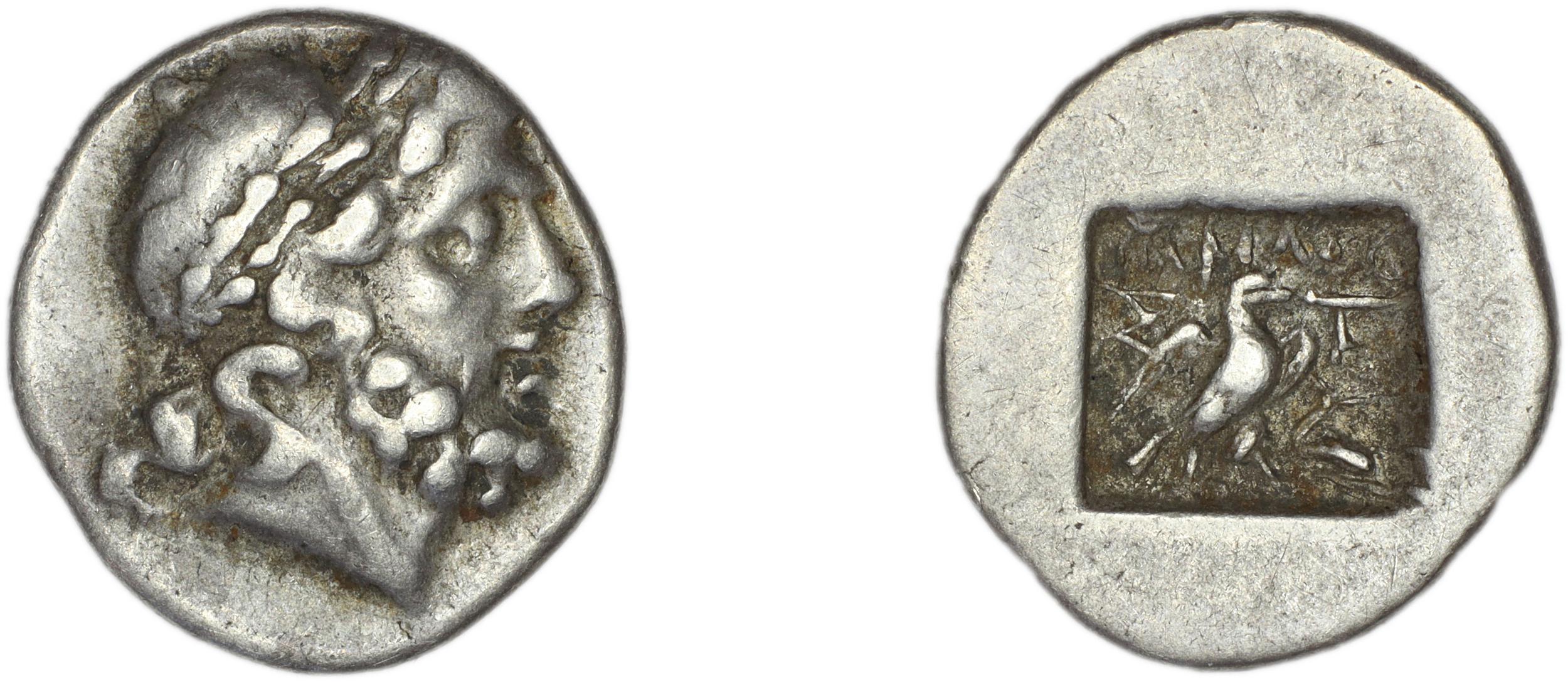 Stratoniceia Meadows 2002 Group 2 hemidrachm, аверс, bm