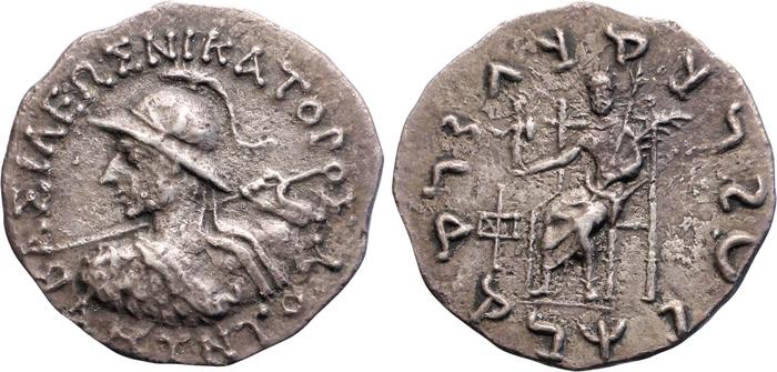 аверс Bactrian and Indo-Greek Coinage Amyntas 7.1