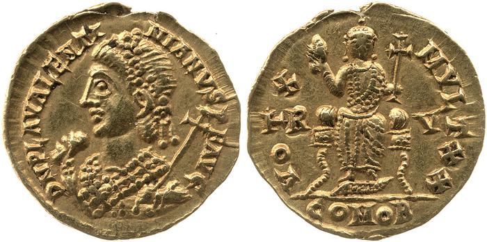 реверс RIC X Valentinian III 2036