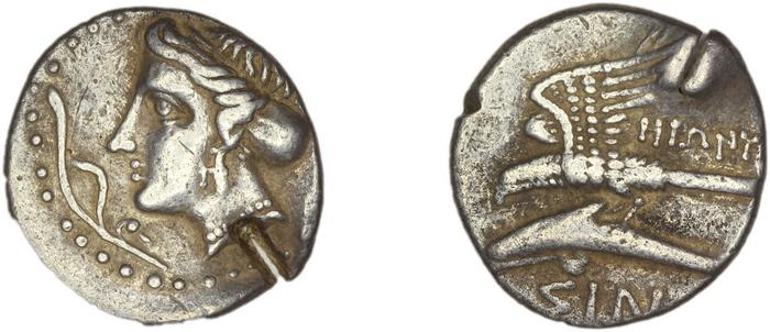 Sinope Waddington 1925 22-3, реверс, bm