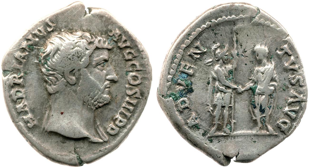 RIC II, Part 3 (second edition) Hadrian 1984, аверс, bm