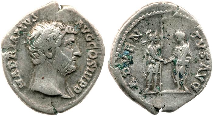 RIC II, Part 3 (second edition) Hadrian 1984, реверс, bm