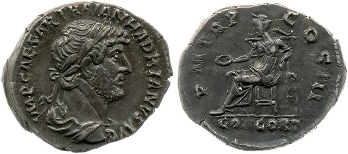 reverse RIC II, Part 3 (second edition) Hadrian 554