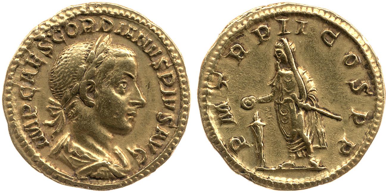 RIC IV Gordian III 59, аверс, Британский музей