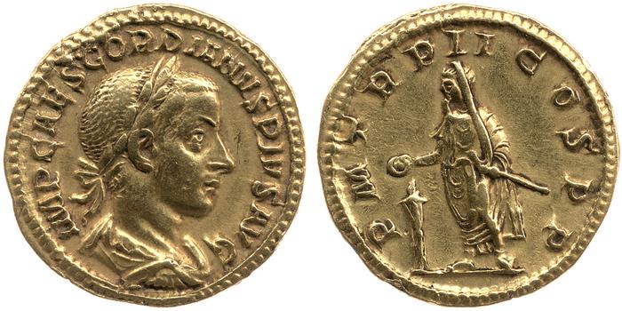RIC IV Gordian III 59, реверс, Британский музей