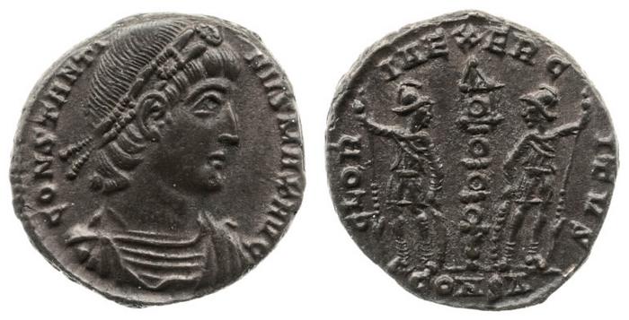 реверс RIC VII Constantinople 137