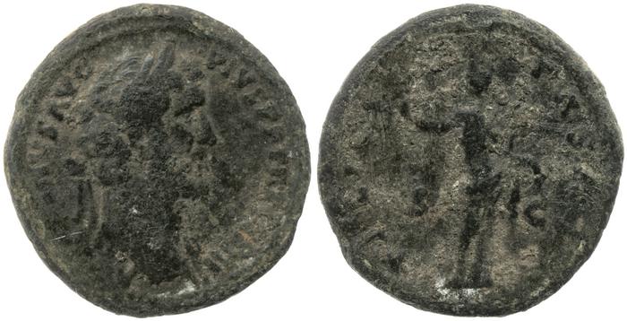 RIC III Antoninus Pius 679, реверс, bm
