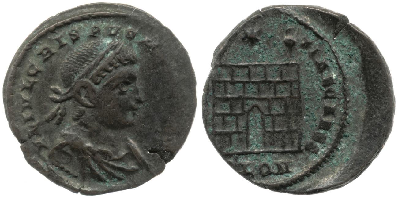 RIC VII Londinium 295, аверс, Британский музей