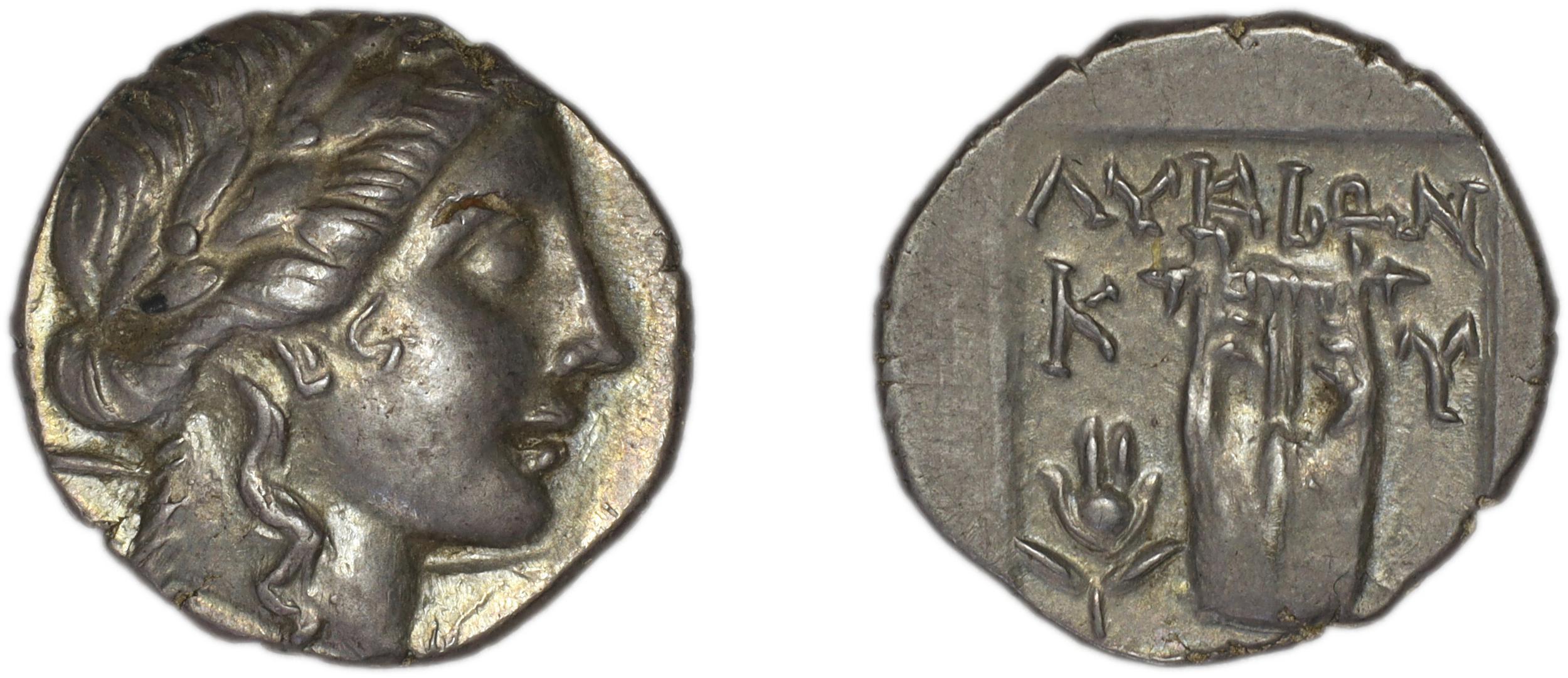 аверс Lycian League Cyaneae Troxell 1982 4.100