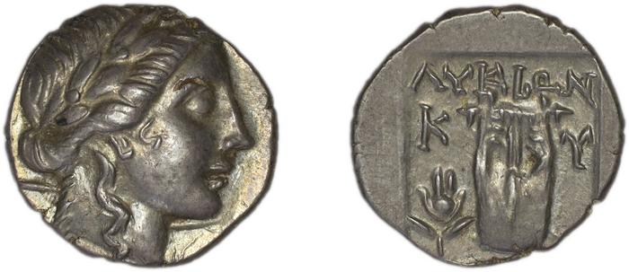 реверс Lycian League Cyaneae Troxell 1982 4.100