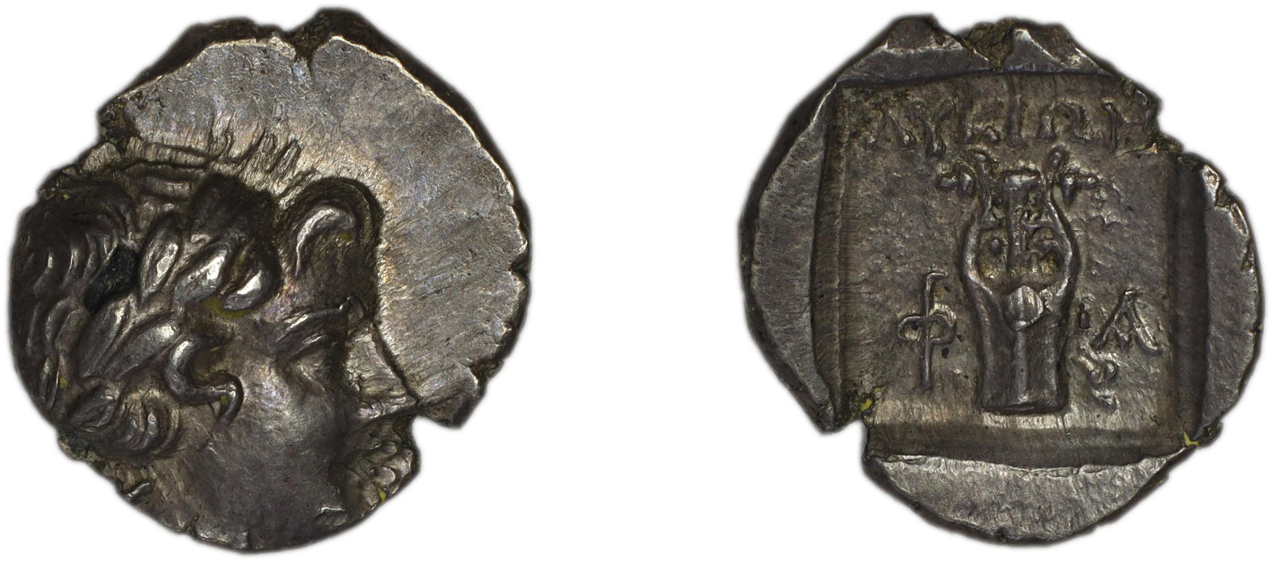аверс Lycian League Phaselis Troxell 1982 2.46