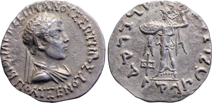 аверс Bactrian and Indo-Greek Coinage Polyxenus 1.1