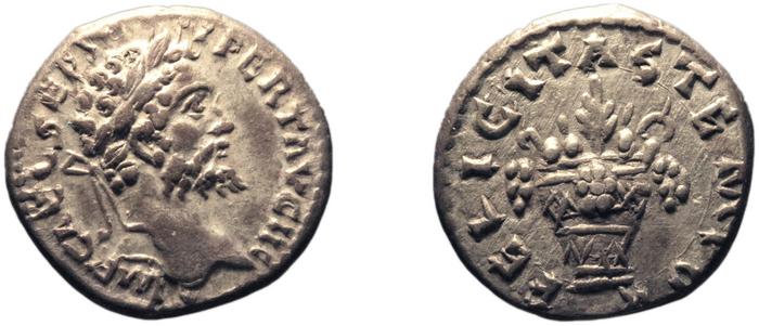 RIC IV Septimius Severus 375, реверс, bm
