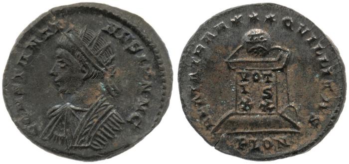 RIC VII Londinium 236, реверс, Британский музей