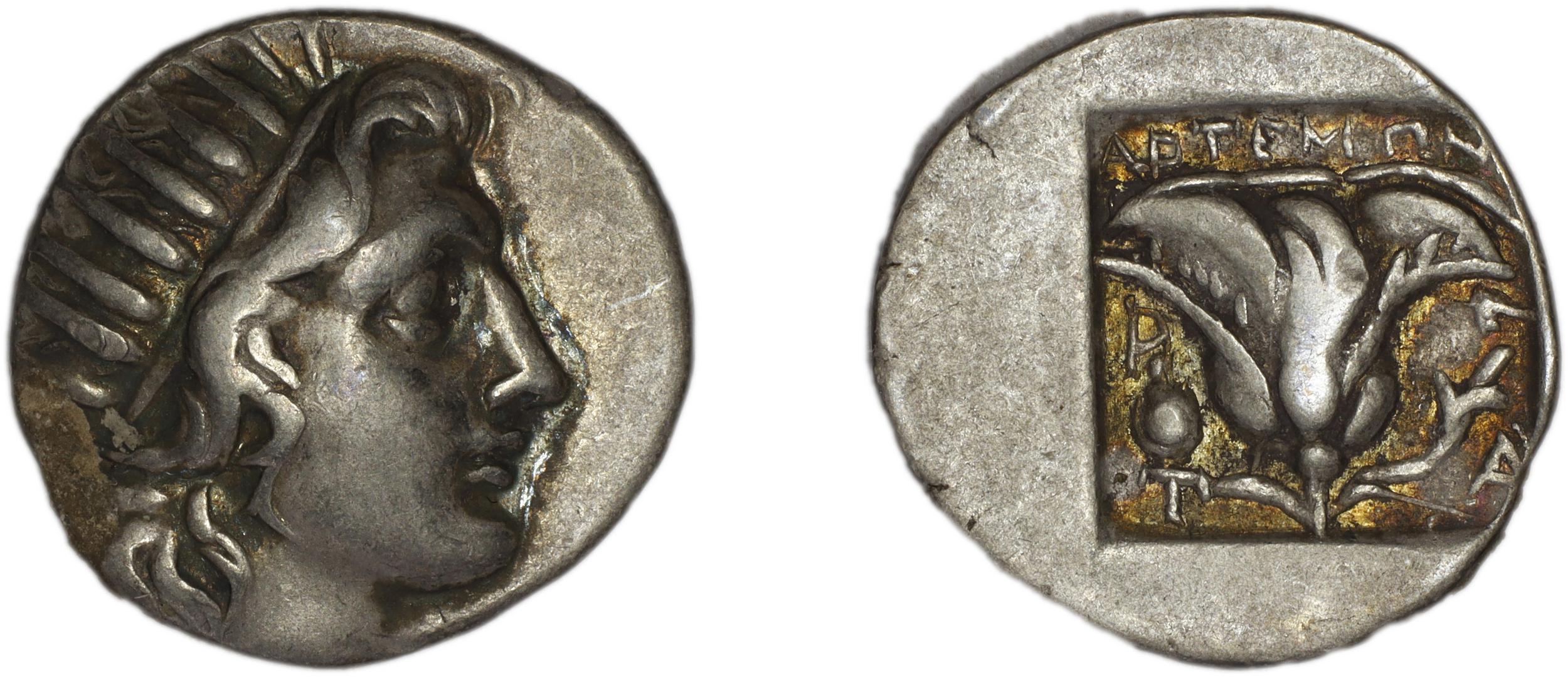 Rhodes Jenkins 1989 Group B drachms, аверс, bm