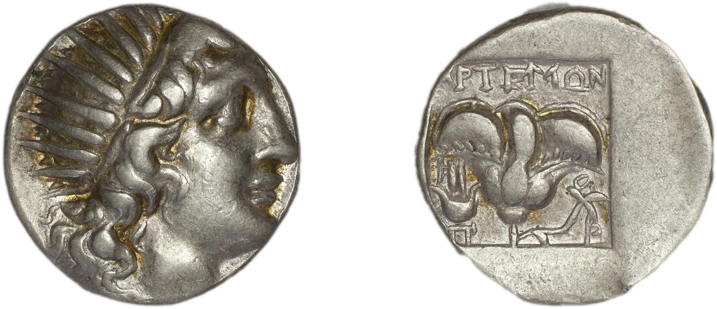 Rhodes Jenkins 1989 Group B drachms, аверс, bm