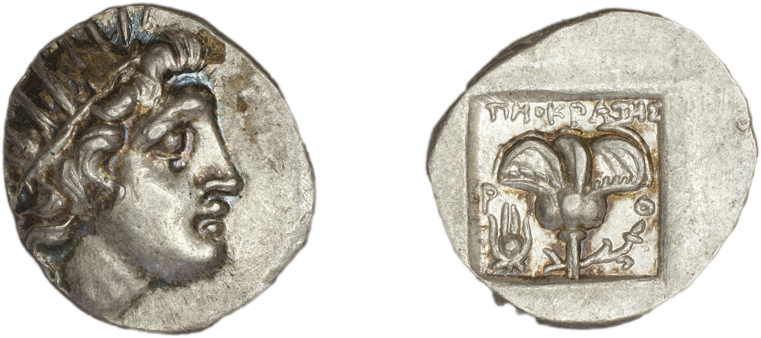 Rhodes Jenkins 1989 Group D drachms, аверс, bm