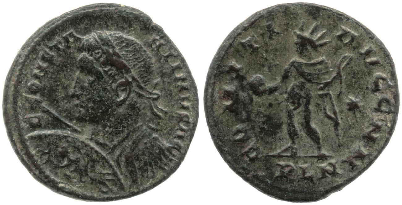 RIC VI Londinium 191, аверс, Британский музей