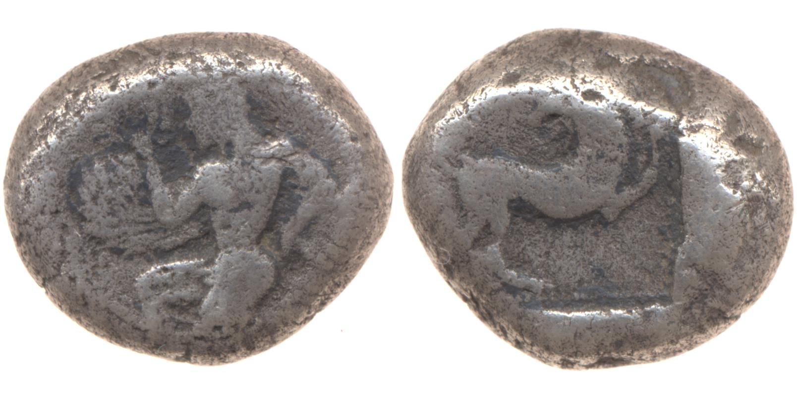 аверс Uncertain Carian mint B British Museum 1977.6.1.1