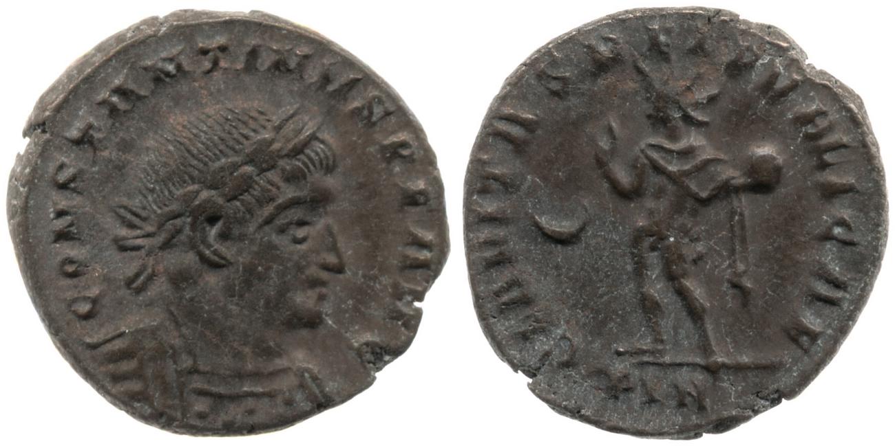 RIC VII Londinium 125, аверс, Британский музей