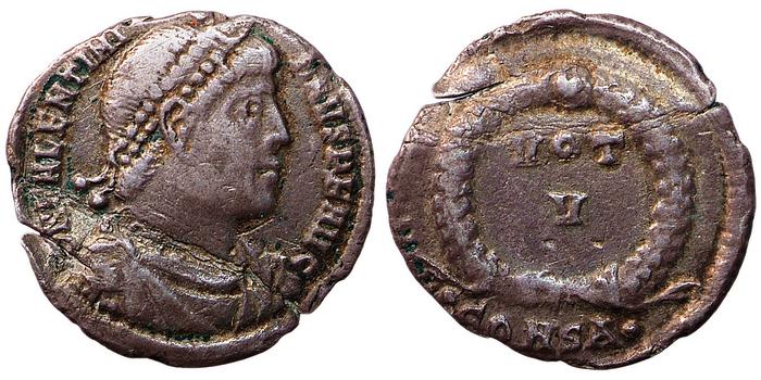 RIC IX Constantinople 11A, реверс, bm