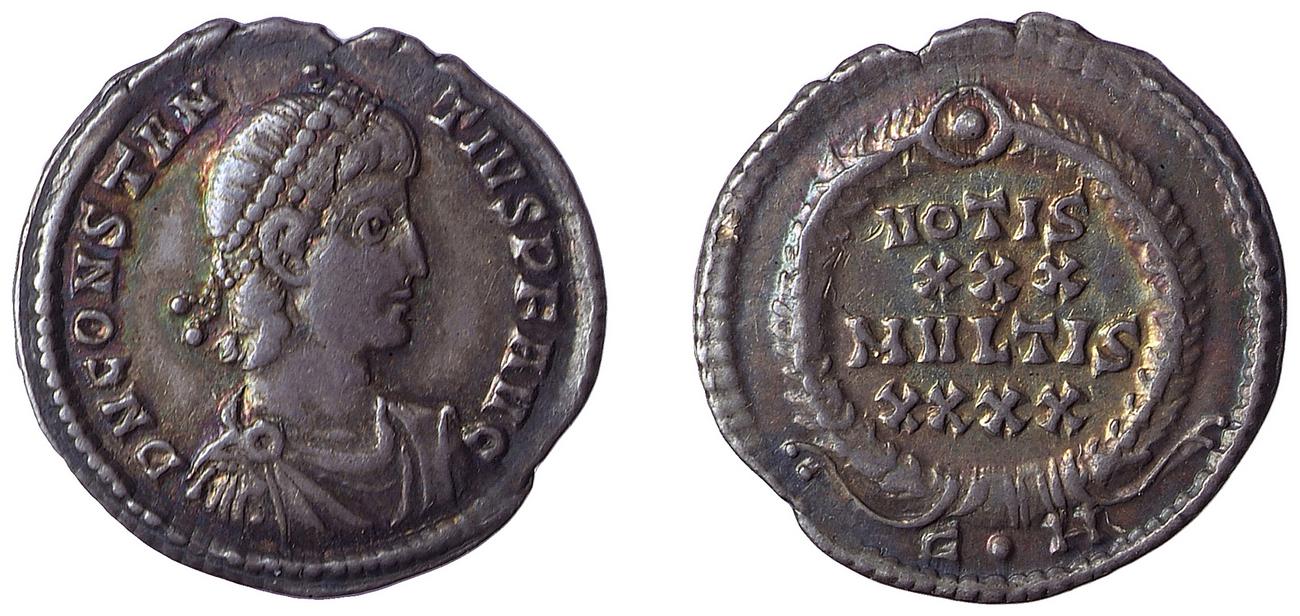 RIC VIII Constantinople 133, аверс, bm