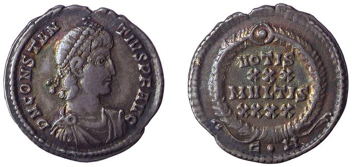 RIC VIII Constantinople 133, реверс, bm