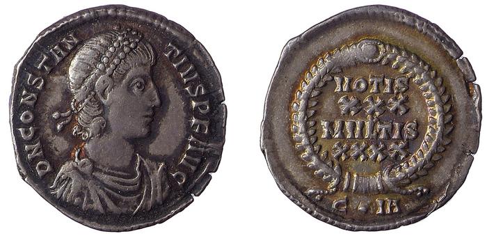 RIC VIII Constantinople 133, реверс, bm