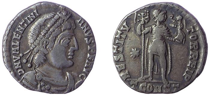 RIC IX Arelate 6A, реверс, bm