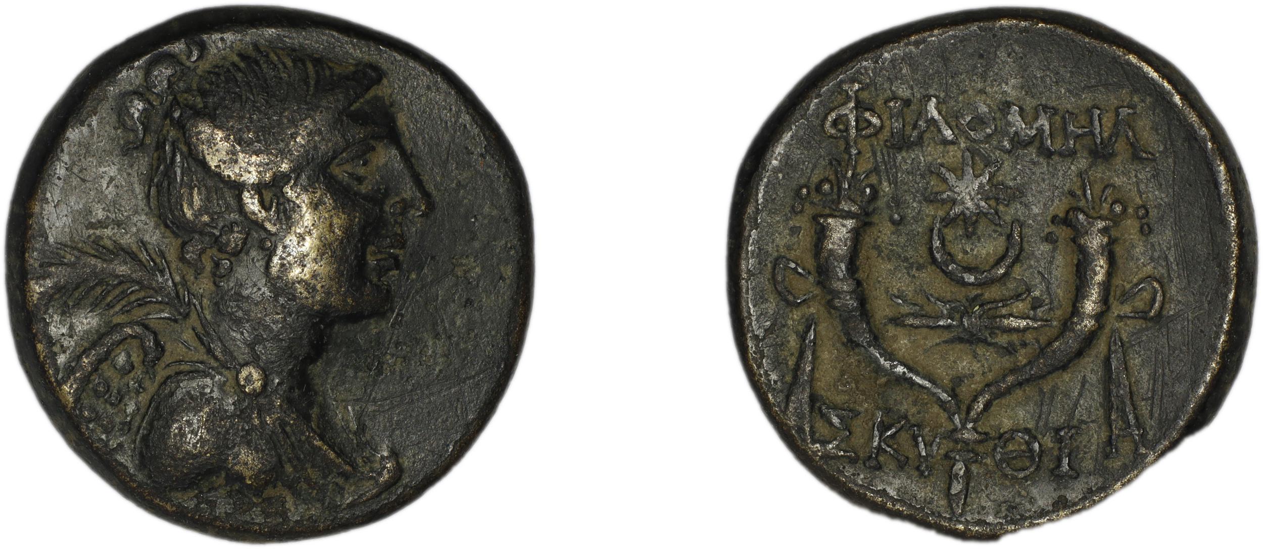 Philomelium BMC Philomelium 3-6, аверс, Британский музей