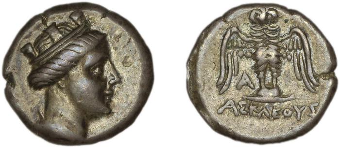 Amisus Waddington 1925 11a, реверс, bm