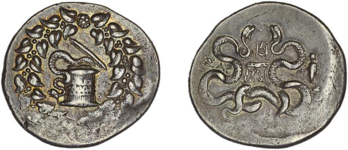Sardis Kleiner and Noe 1977 17a, реверс, Британский музей